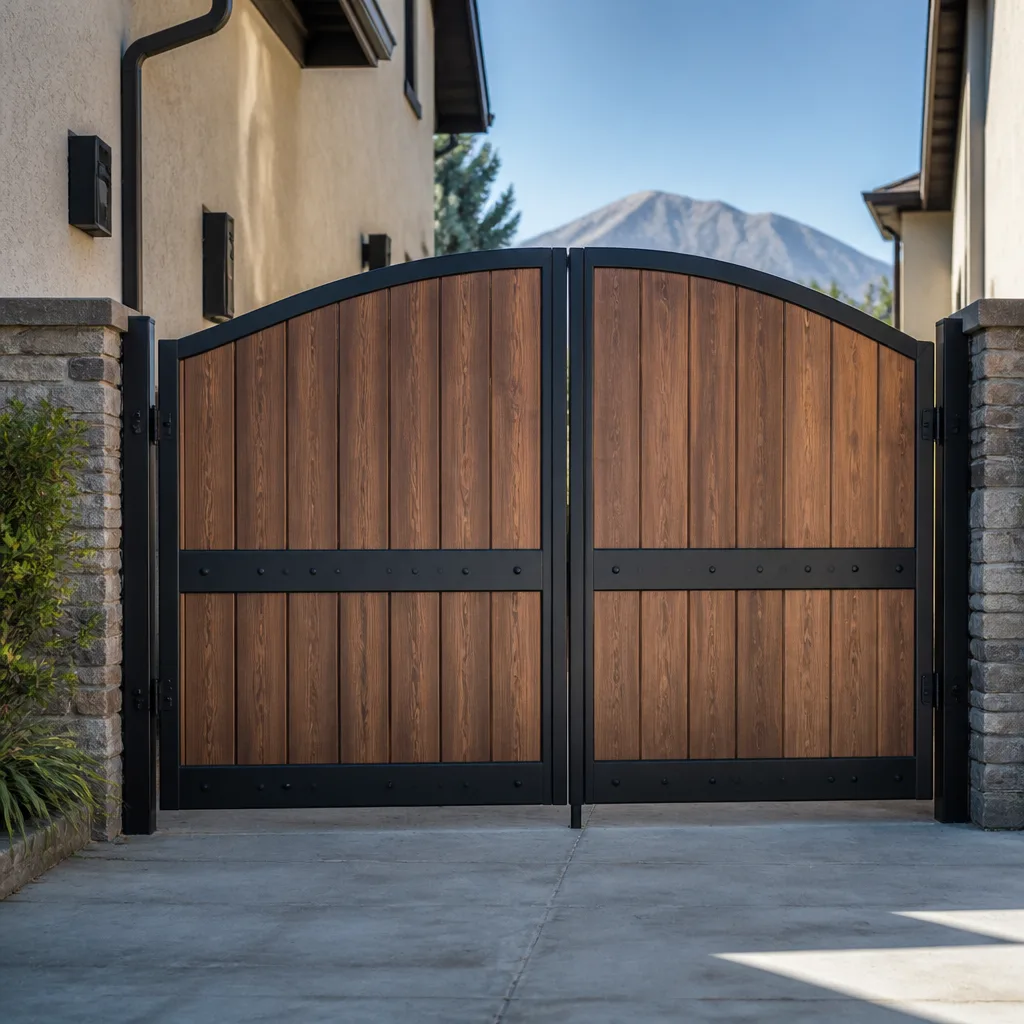 Wood & steel frame